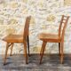 Pair of vintage bistro chairs, Stella Luterma, Circa 60'