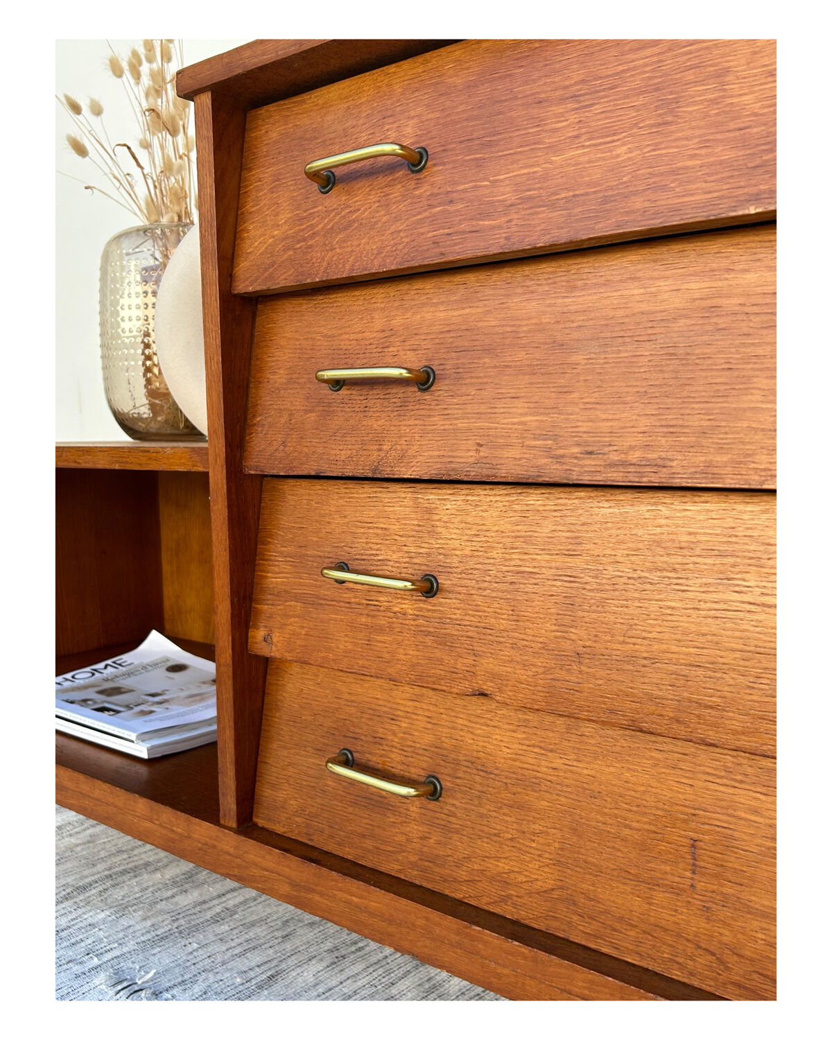 Chest of drawers in a row