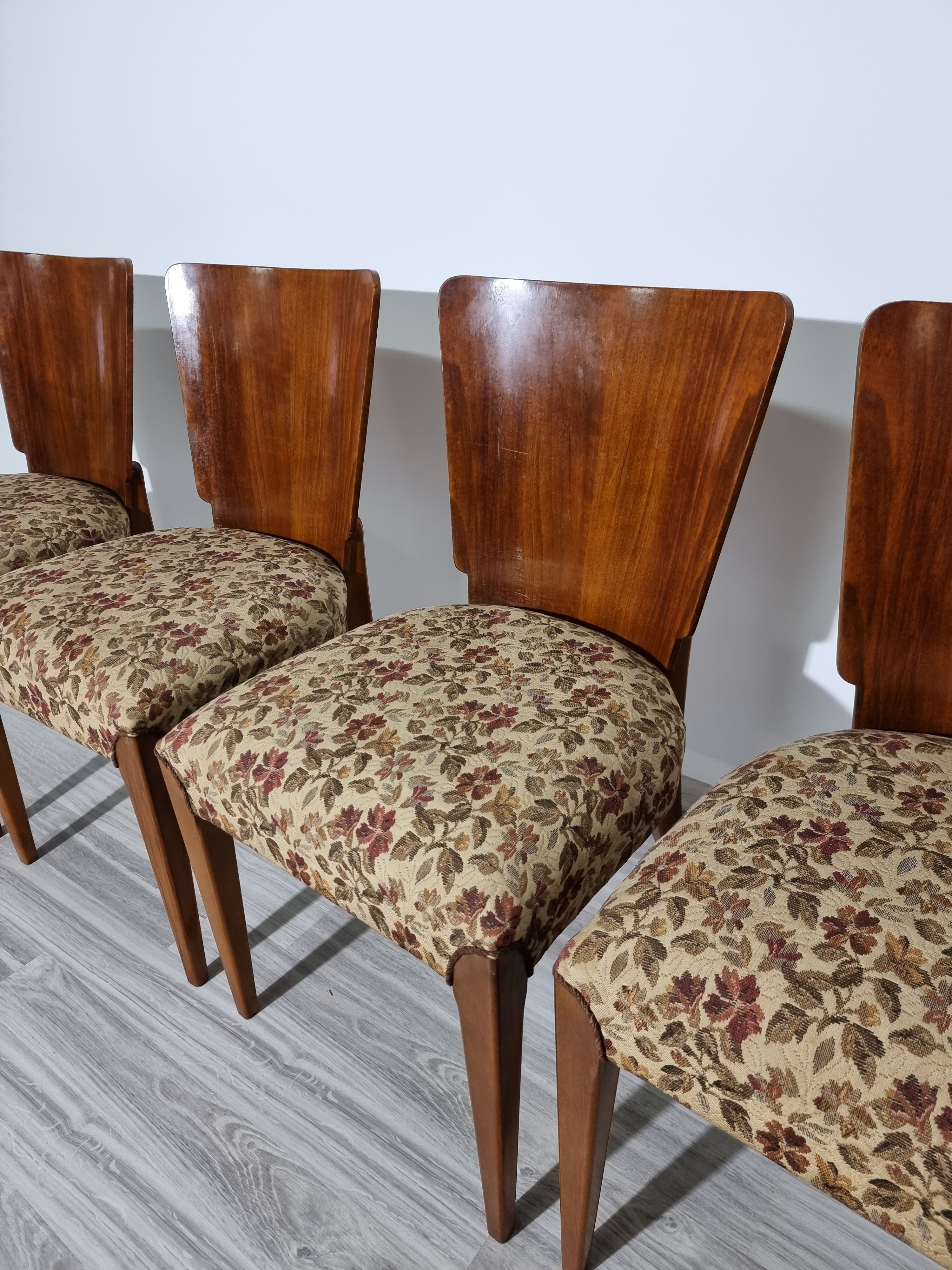 Dining chairs by Jindrich Halabala