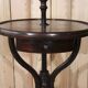 Thonet style curved wood bathroom cabinet