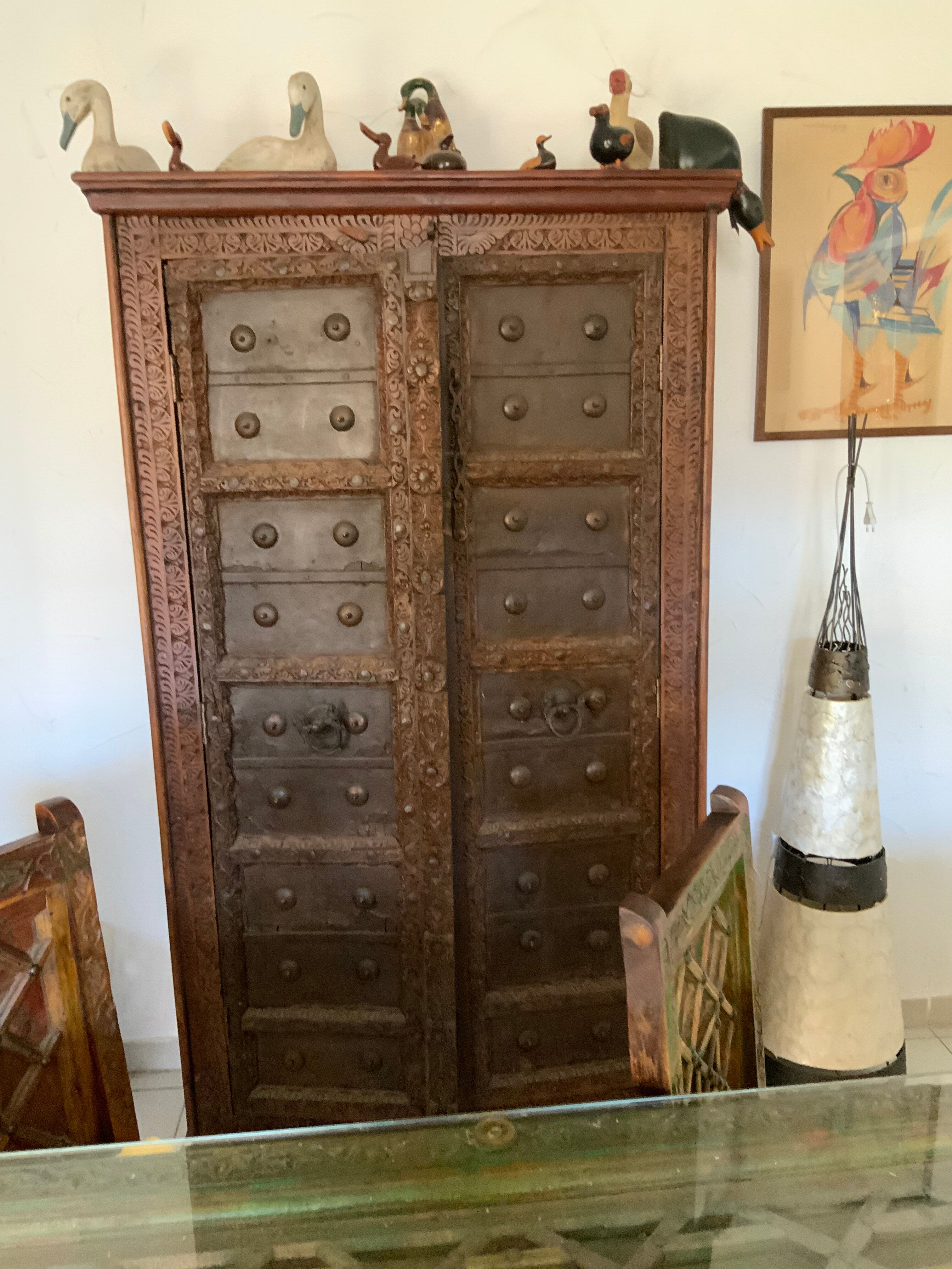 Dining room cabinet, Pakistani indow.