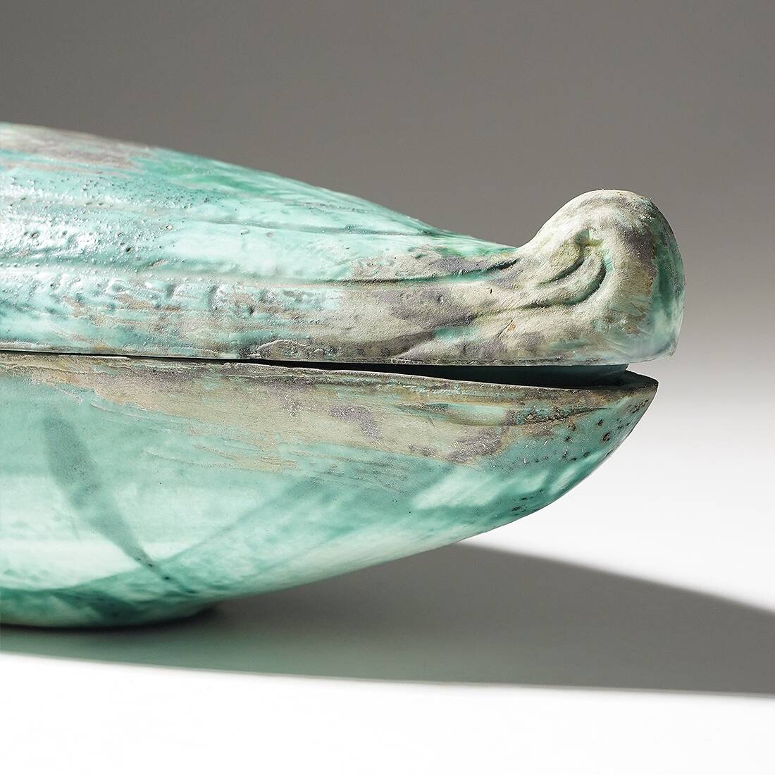 Ceramic box in the shape of a bird, 1960s
