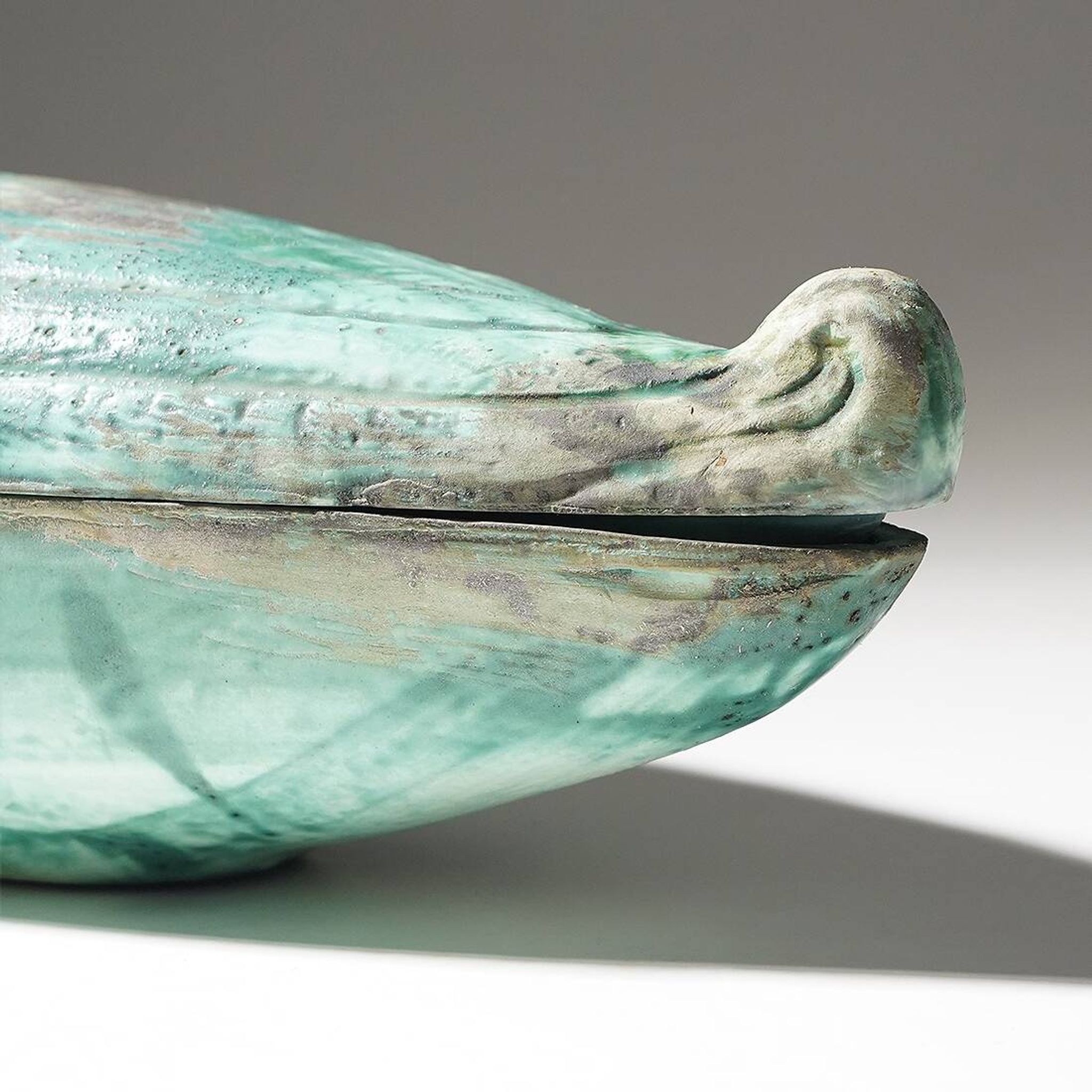 Ceramic box in the shape of a bird, 1960s