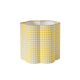 Flower-shaped lampshade Flora "mini yellow check"