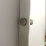 Rectangular Wall Mirror with Silver Glazed Metal Frame, Italy 1970s