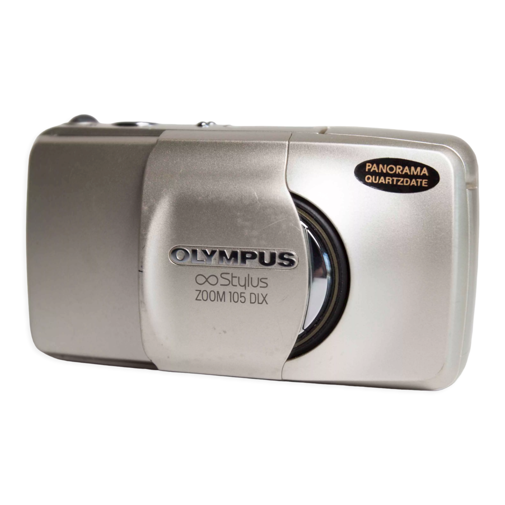 Olympus Stylus zoom 105 DLX film camera tested and new battery