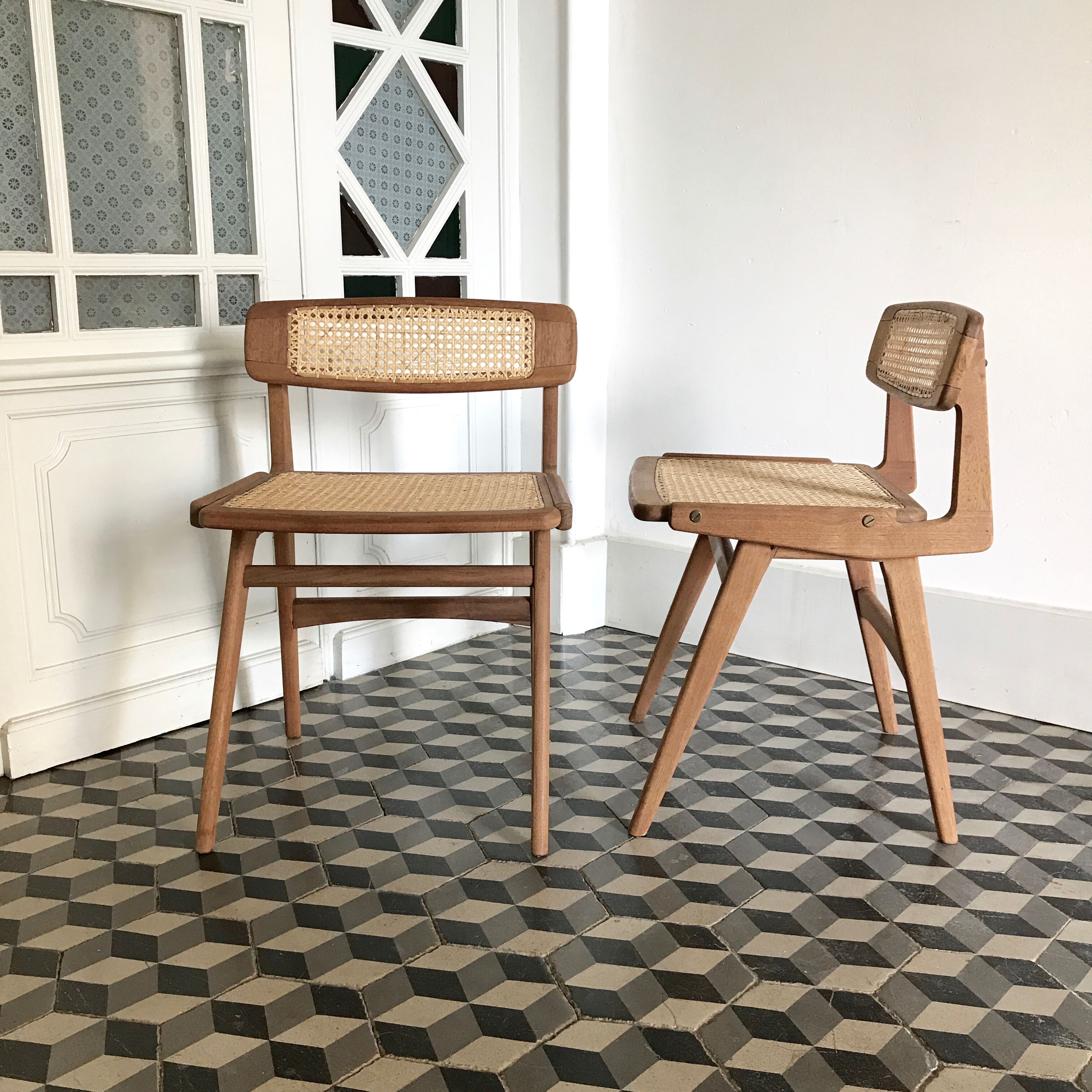 Lot de 2 Chaises Roger Landault