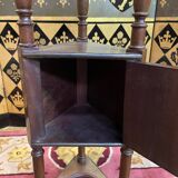Louis XVI style pedestal table marble