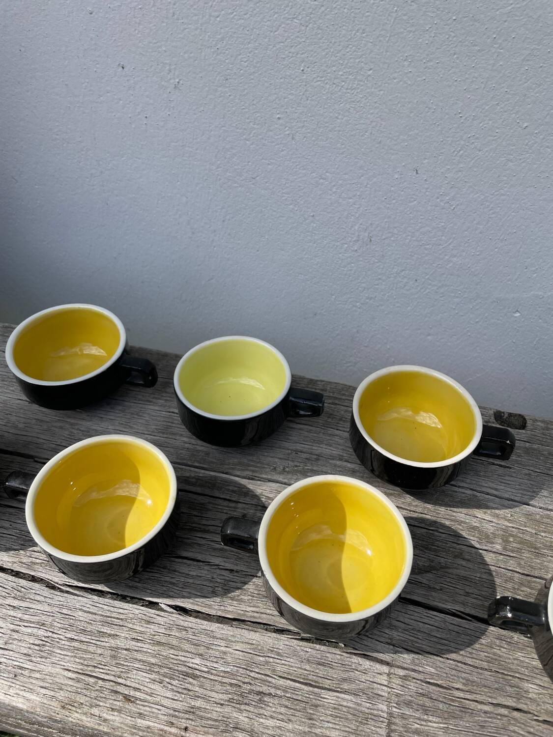 Biarritz ceramic bistro coffee cups