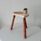 Tabouret tripode vintage années 60/70