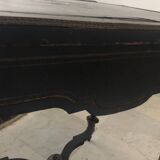 Table laquée noire fin XIXe