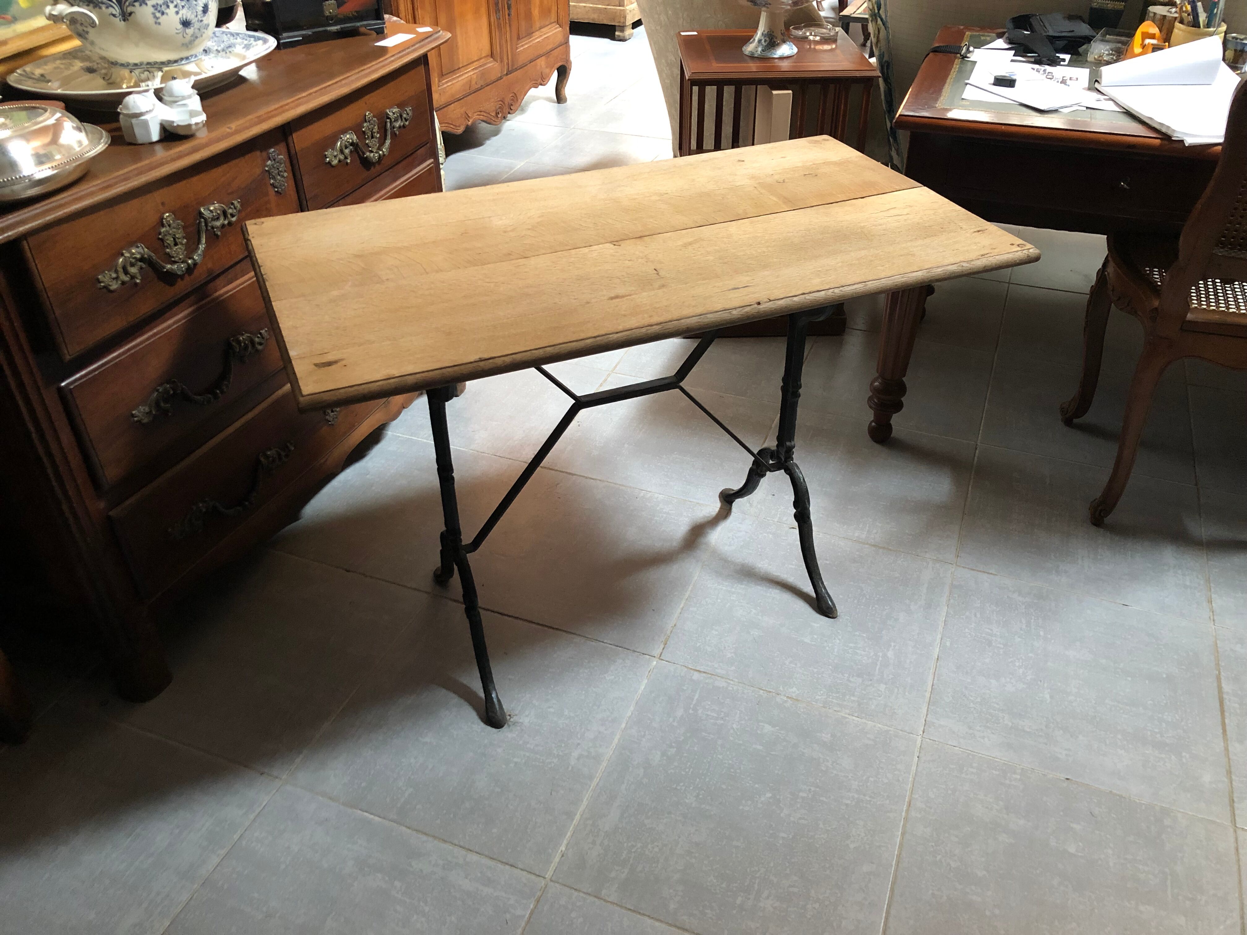 Oak bistro table