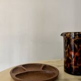 Teak aperitif tray plate, design 1960 Denmark