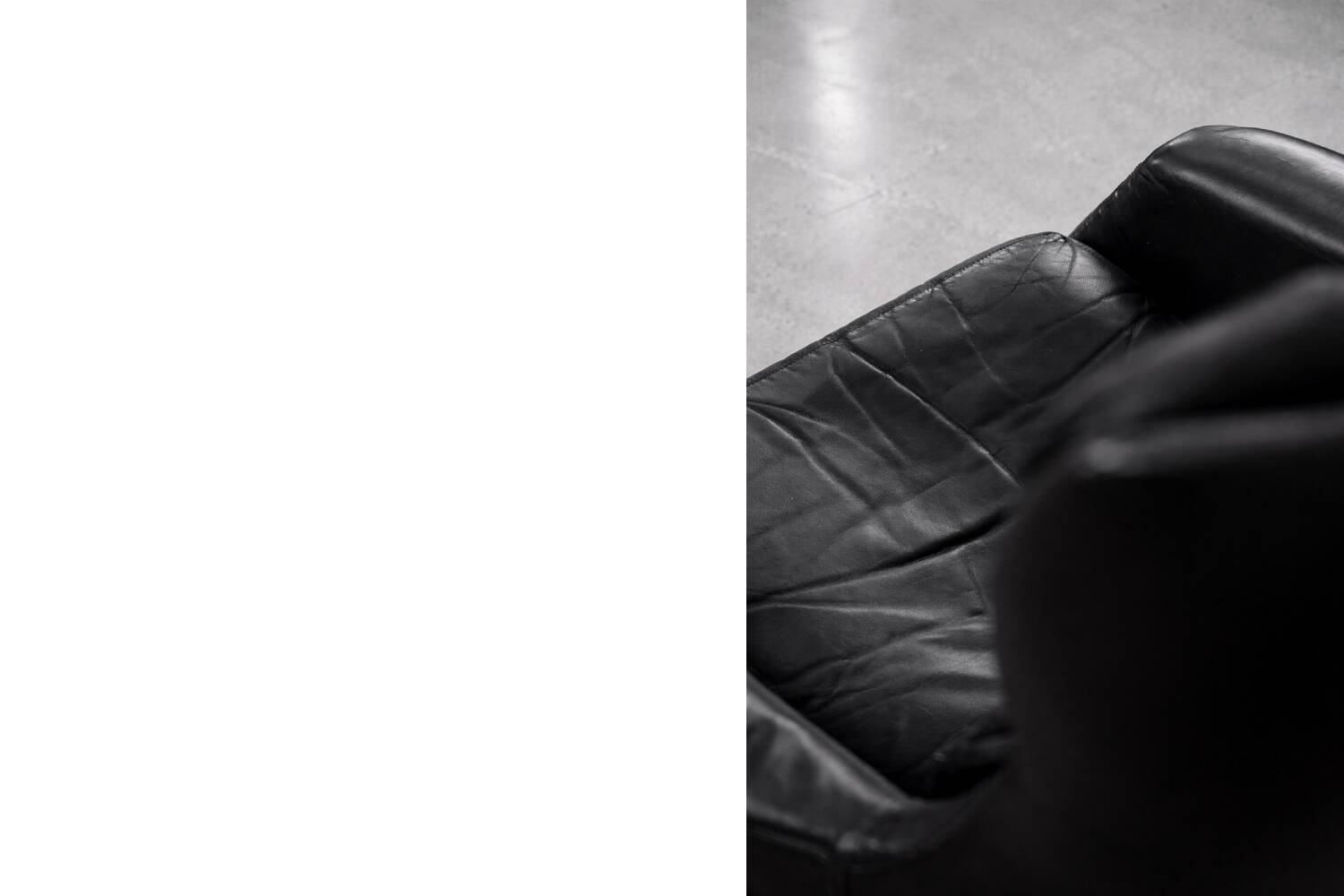 Fauteuil pivotant moderne scandinave vintage du milieu du siècle de Selig