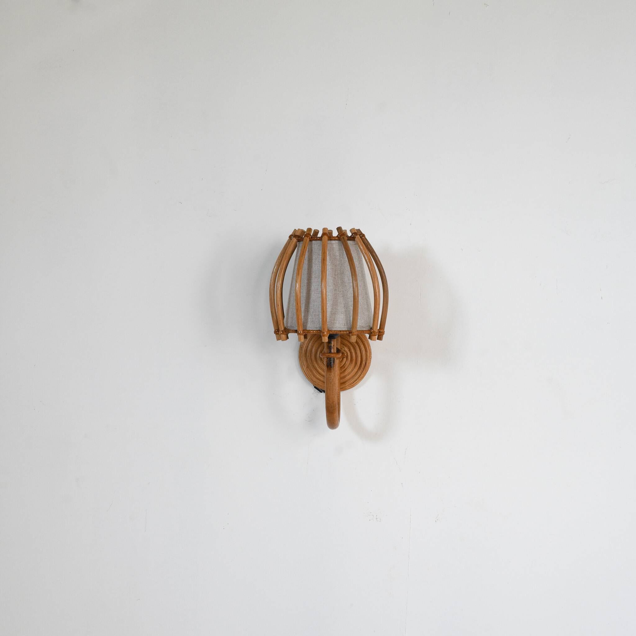 Rattan Wall Sconce (Pair)