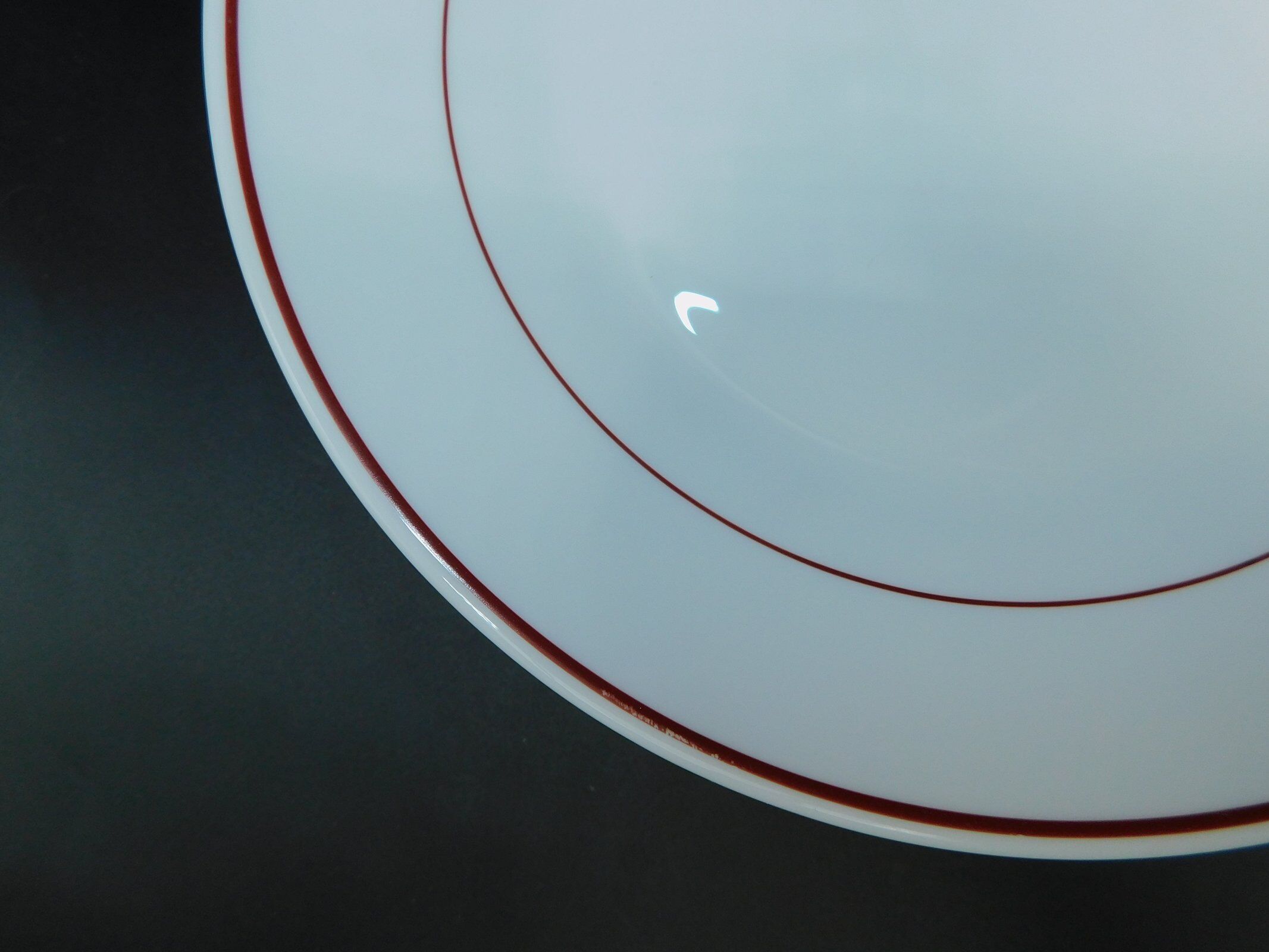 Set of 8 plates Arcopal restaurant - Blanc - Bordeaux