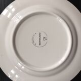 Lot of 6 plates décor hydrangea