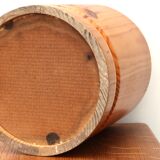 Wooden wastebasket, 70s