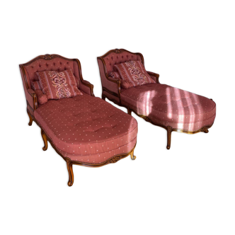 Vintage Louis XV style meridian.