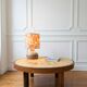 rare table basse ''ronde'' Vallauris par Raymonde Leduc.