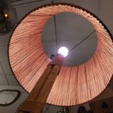 Rotin lamppost vintage rope