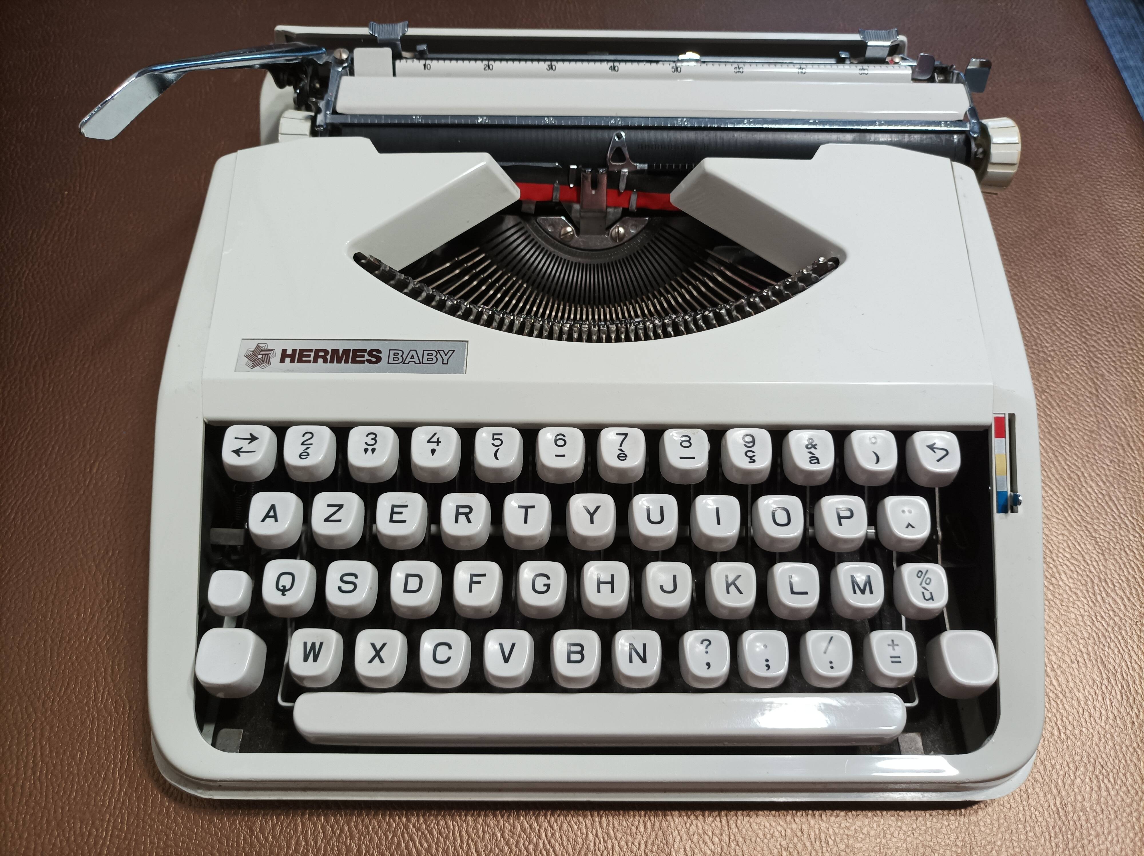 Hermès Baby white typewriter