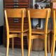 Lot de 4 chaises bistrot vintage Luterma en bois