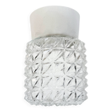 Vintage White Porcelain Ceiling Light, 1970s