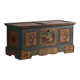 Antique wedding chest painted in pine – Austro-Hungarian Empire, 1841