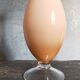 Duo of soliflores vintage glass and opaline