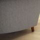 Fauteuil gris, design danois, années 1960, production : Danemark