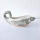 Gravy Boat With Handle Old Earthenware Ceramic Sarreguemines Salmon Fish Shape