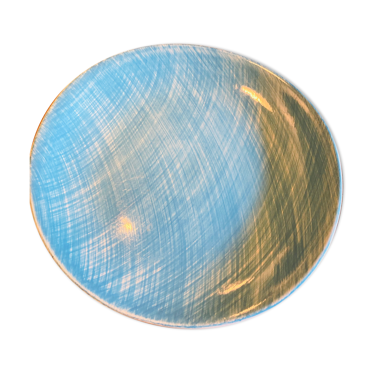 Sky blue dish Salins baths