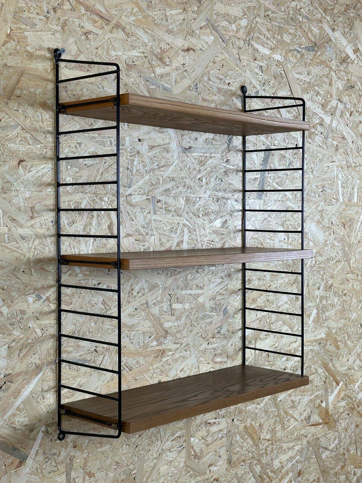 60s-70s Oak String Shelf Module by Kajsa & Nils “Nisse” Strinning Sweden
