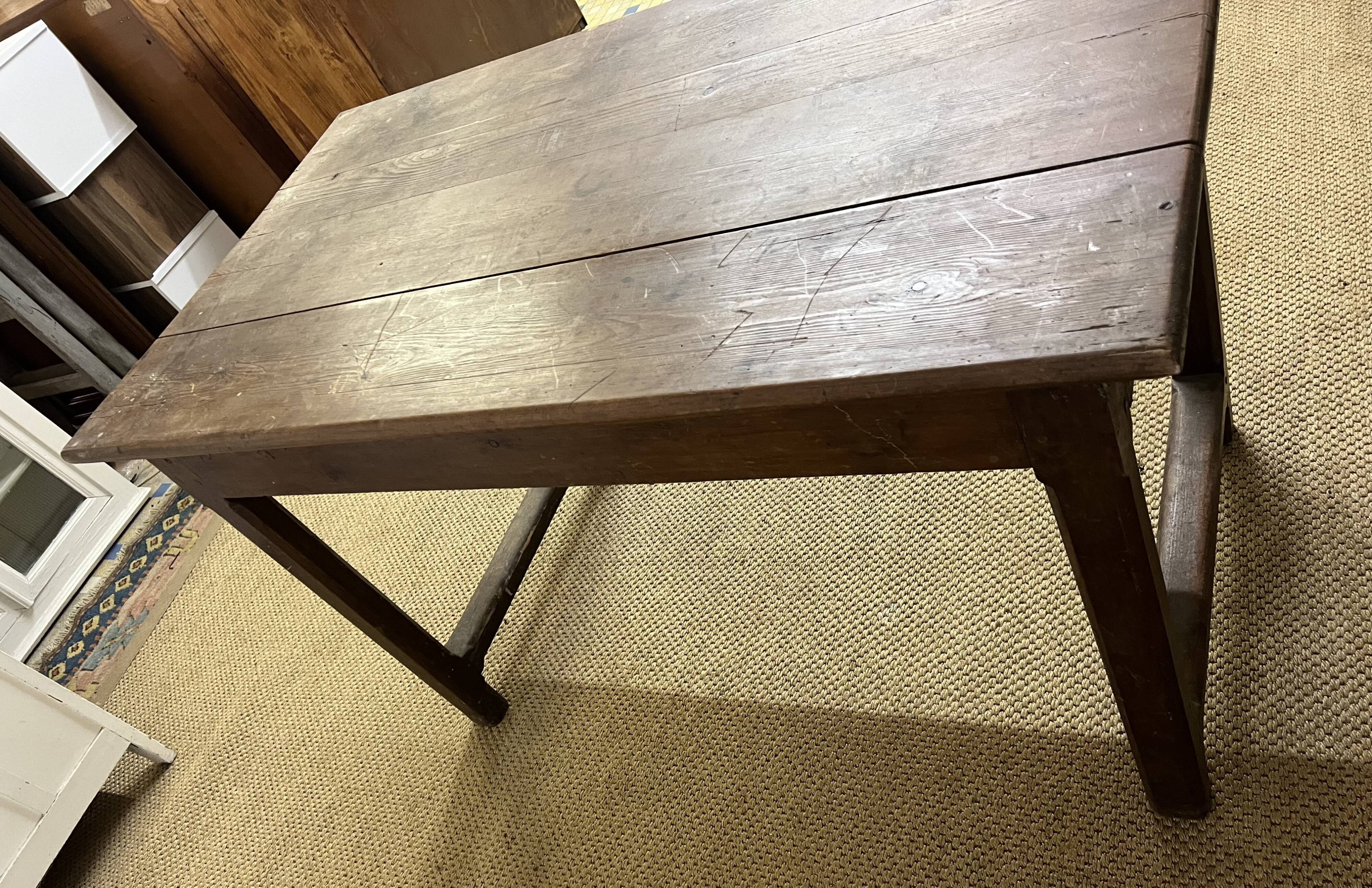 Small old farmhouse table