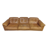 Canapé De Sede DS-101 3 places « James Bond » – cuir cognac vintage
