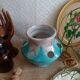 Vase pique vintage flowers