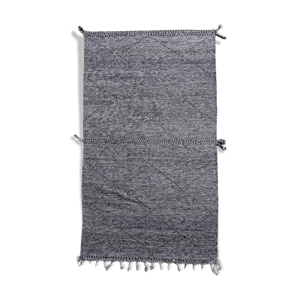 Tapis berbère noir zanafi 145x260