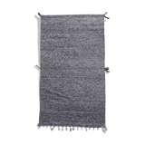 Berber carpet black zanafi 145x260 cm