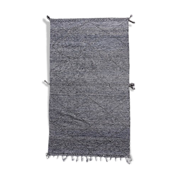 Black Berber rug zanafi 145x260 cm