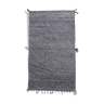 Tapis berbère noir zanafi 145x260 cm