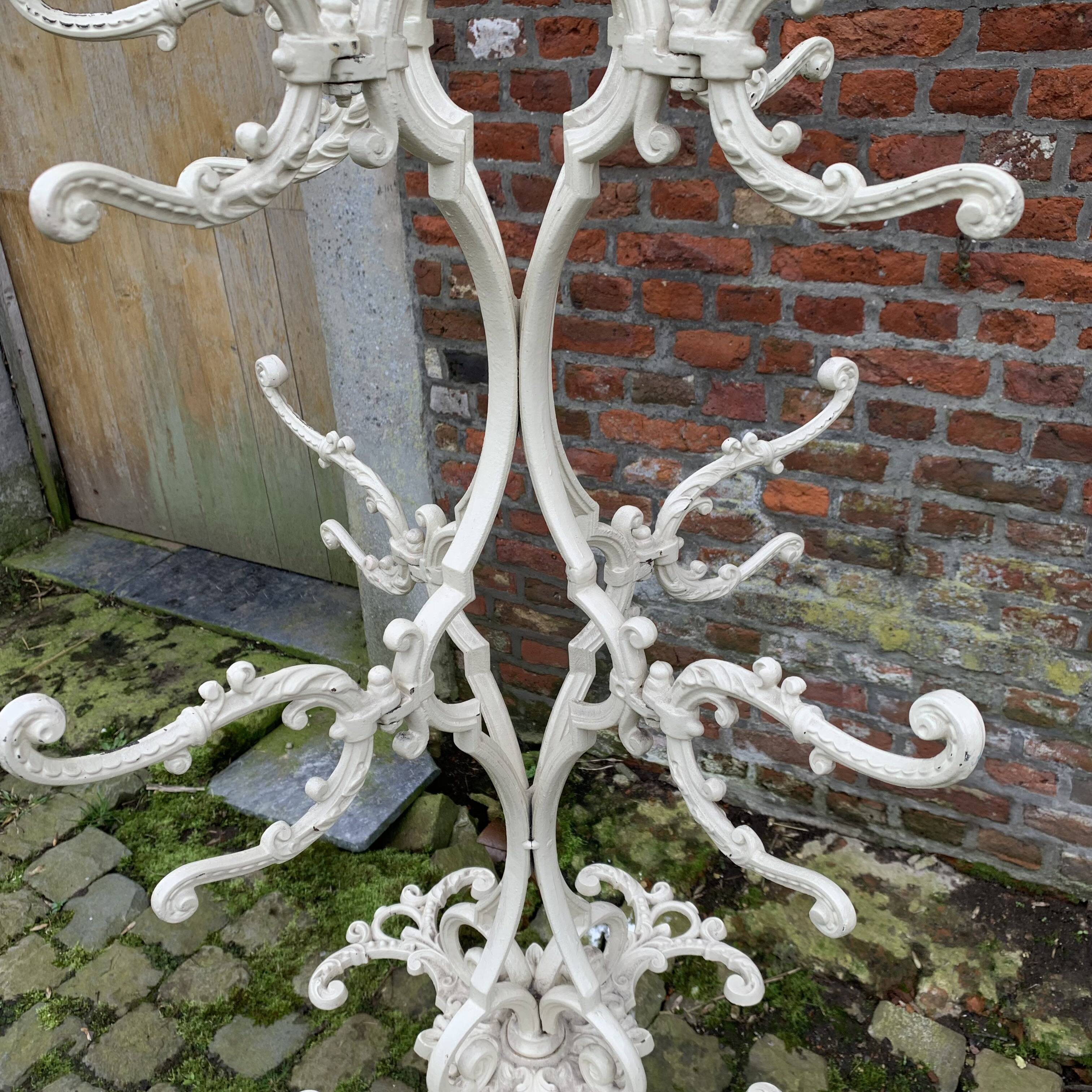 Cast iron coat and umbrella rack 1900
