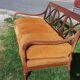 3-seater wooden sofa benches and feather seats