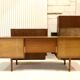 Bureau scandinave en teck graphique