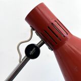 Stilnovo Milano, salmon orange table lamp from the 60s, signed