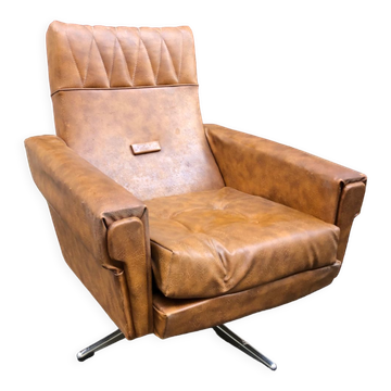 Fauteuil cuir vintage