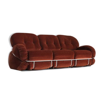 Canapé vintage Okay d'Adriano Piazzesi, Italie, années 1970