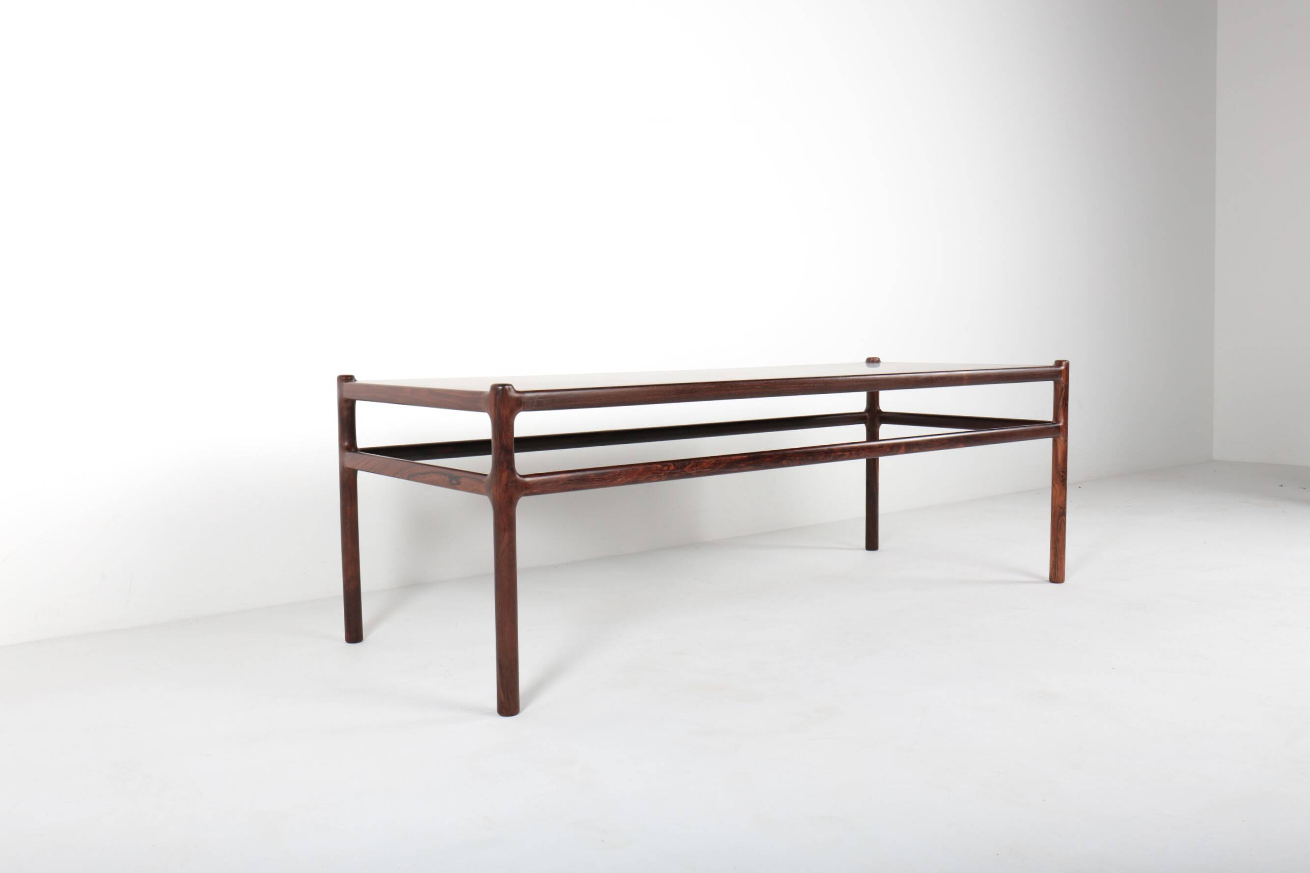 Coffee table in rosewood by Henning Korch - CF Christiansen Silkeborg