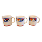 Lot de 3 mugs en céramique Mobil