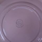 10 powder pink flat plates St Amand France